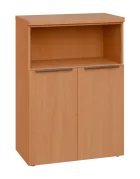 SIN 3 - 8DN kancelářská skříň, 2-dveřová/nika, 1120x800x400, buk royal